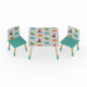 Kidsaw, Dinosaur Table & 2 Chairs, Pattern