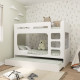 Bunk Bed Pod with pull out bed in White